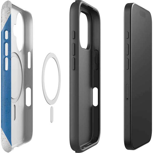Scotland Flag Distressed iPhone 16 Plus Magsafe Impact Case